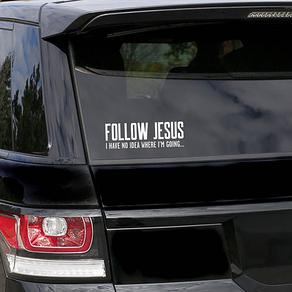 Follow Jesus Decal Vinyl