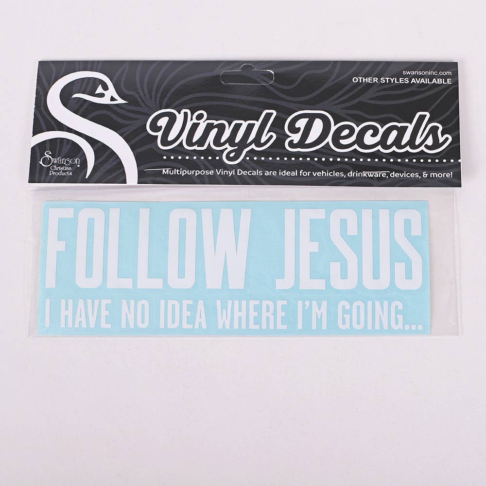 Follow Jesus Decal Vinyl