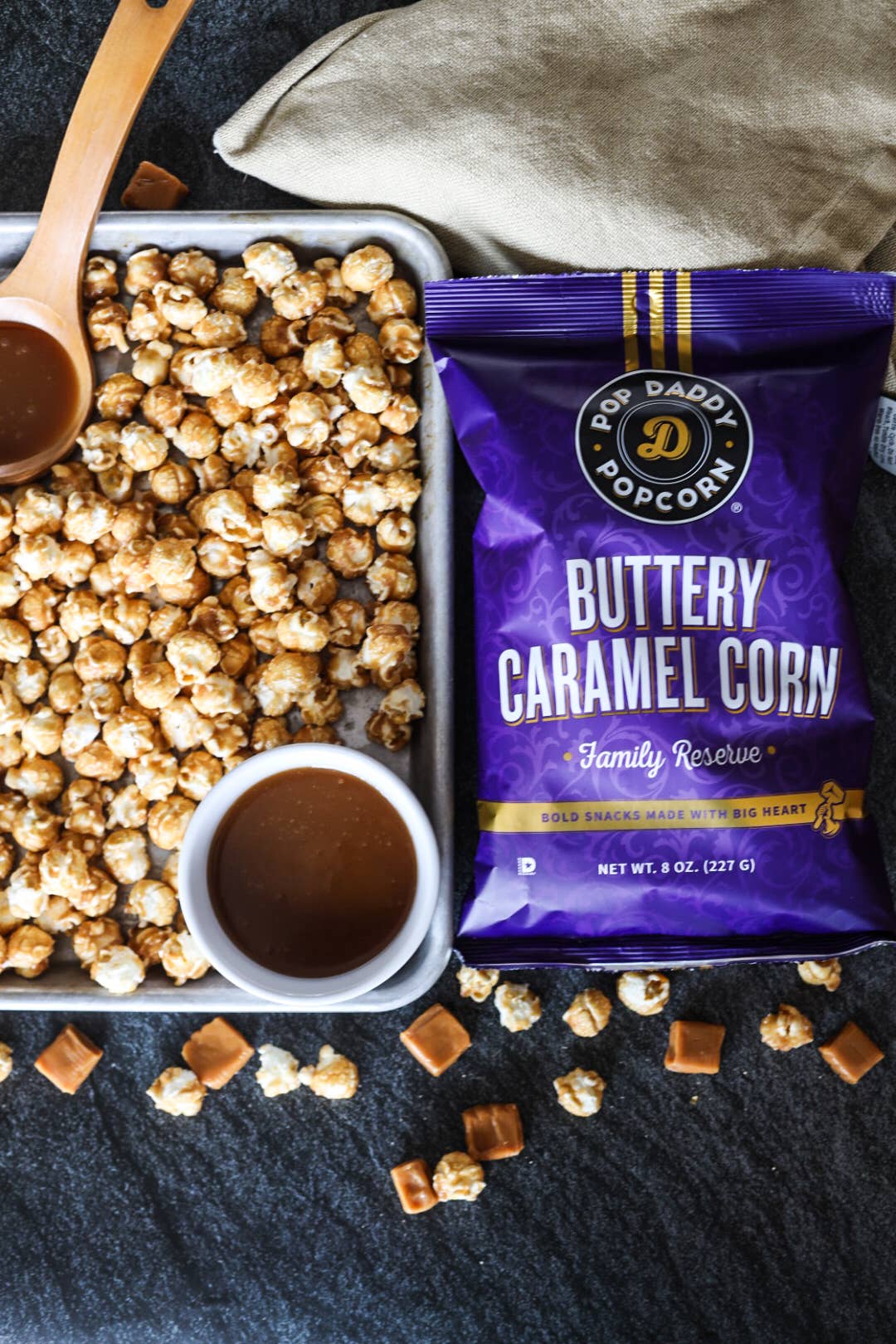 Flavored Popcorn - 8oz - Buttery Caramel Corn