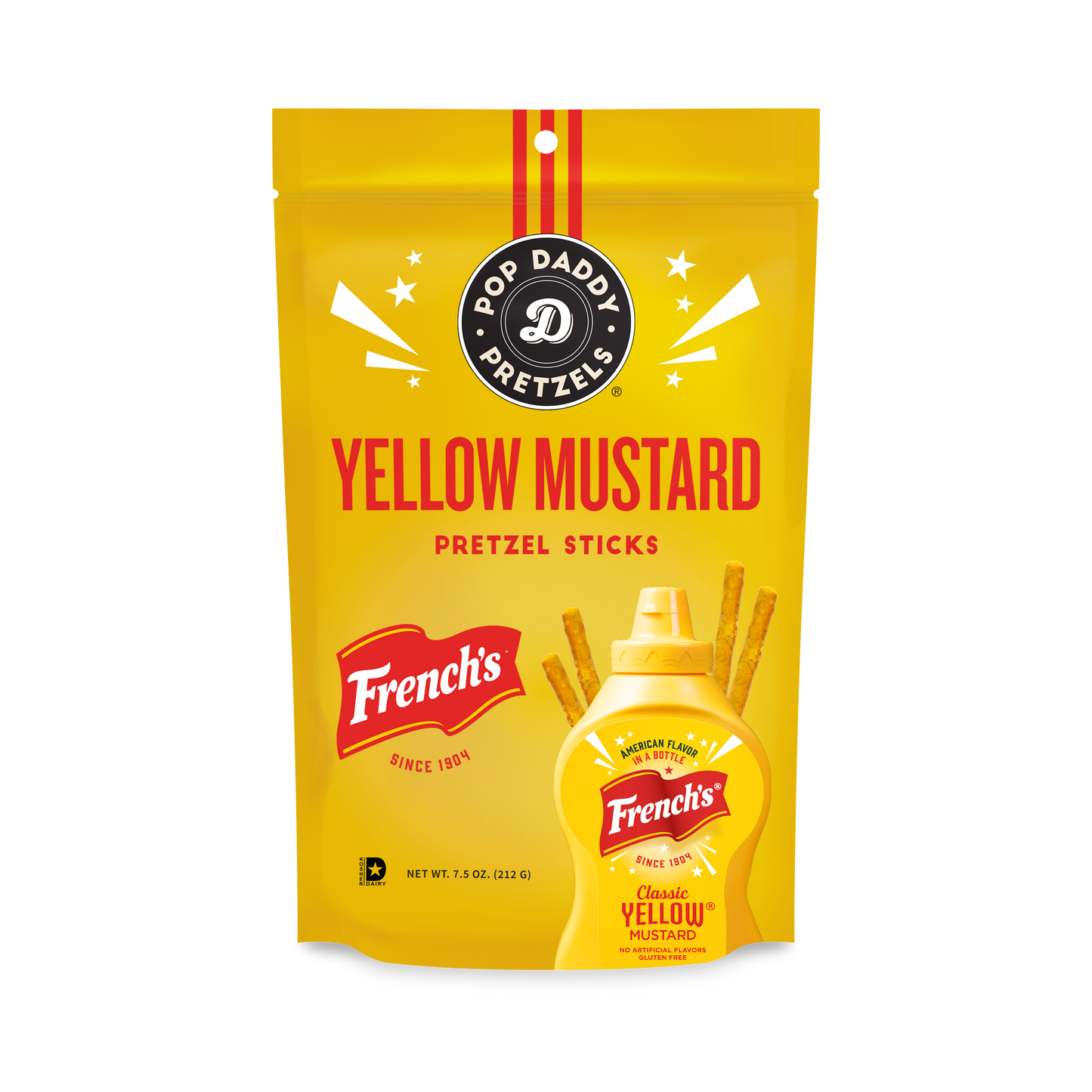 Seasoned Pretzels - 7.5oz - French's Mustard