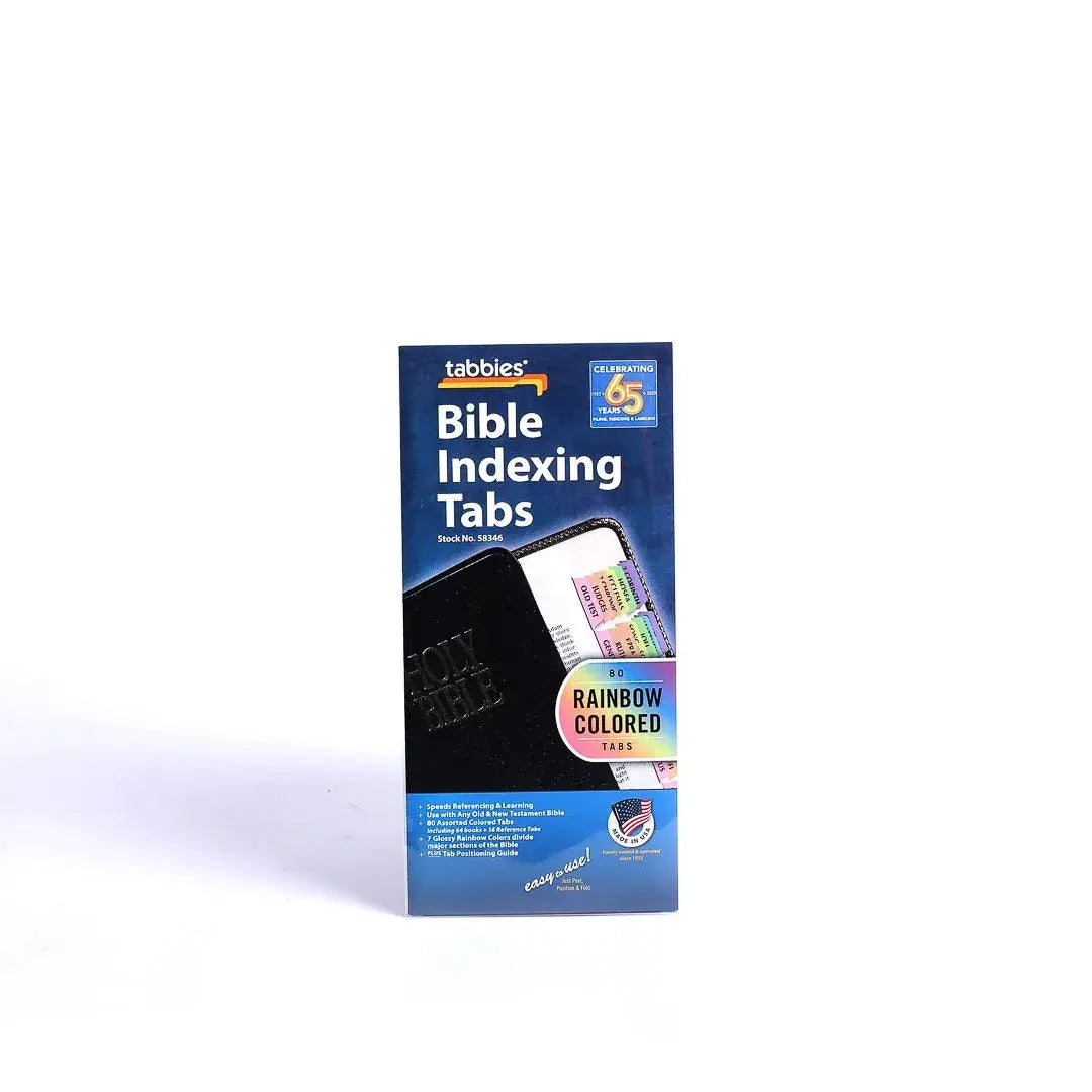 Bible Index Tabs Rainbow Tabbies Pk10