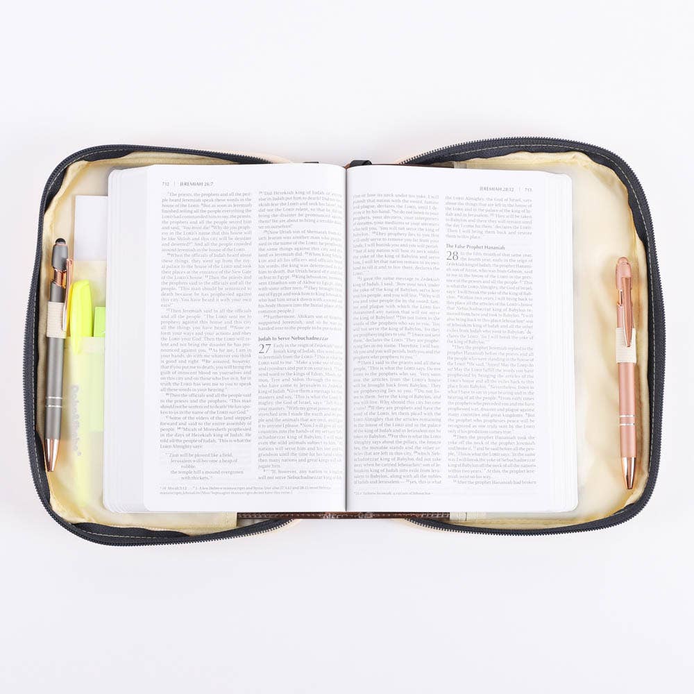 Bible Cover Canvas Rainbow L