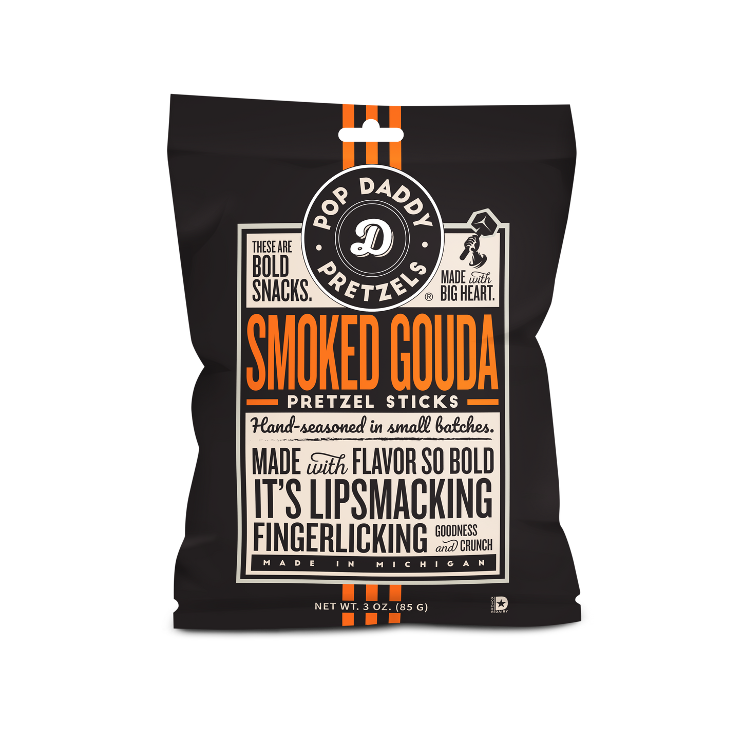 Seasoned Pretzels - 3oz - Smoked Gouda (NEW 12CT)