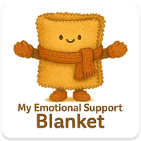 Emotional Support BLANKET magnet