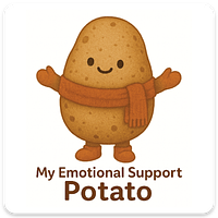 Emotional Support POTATO magnet