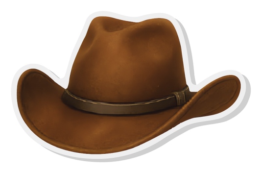 Cowboy Hat Pin Acrylic