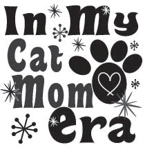 Cat Mom Era B/W