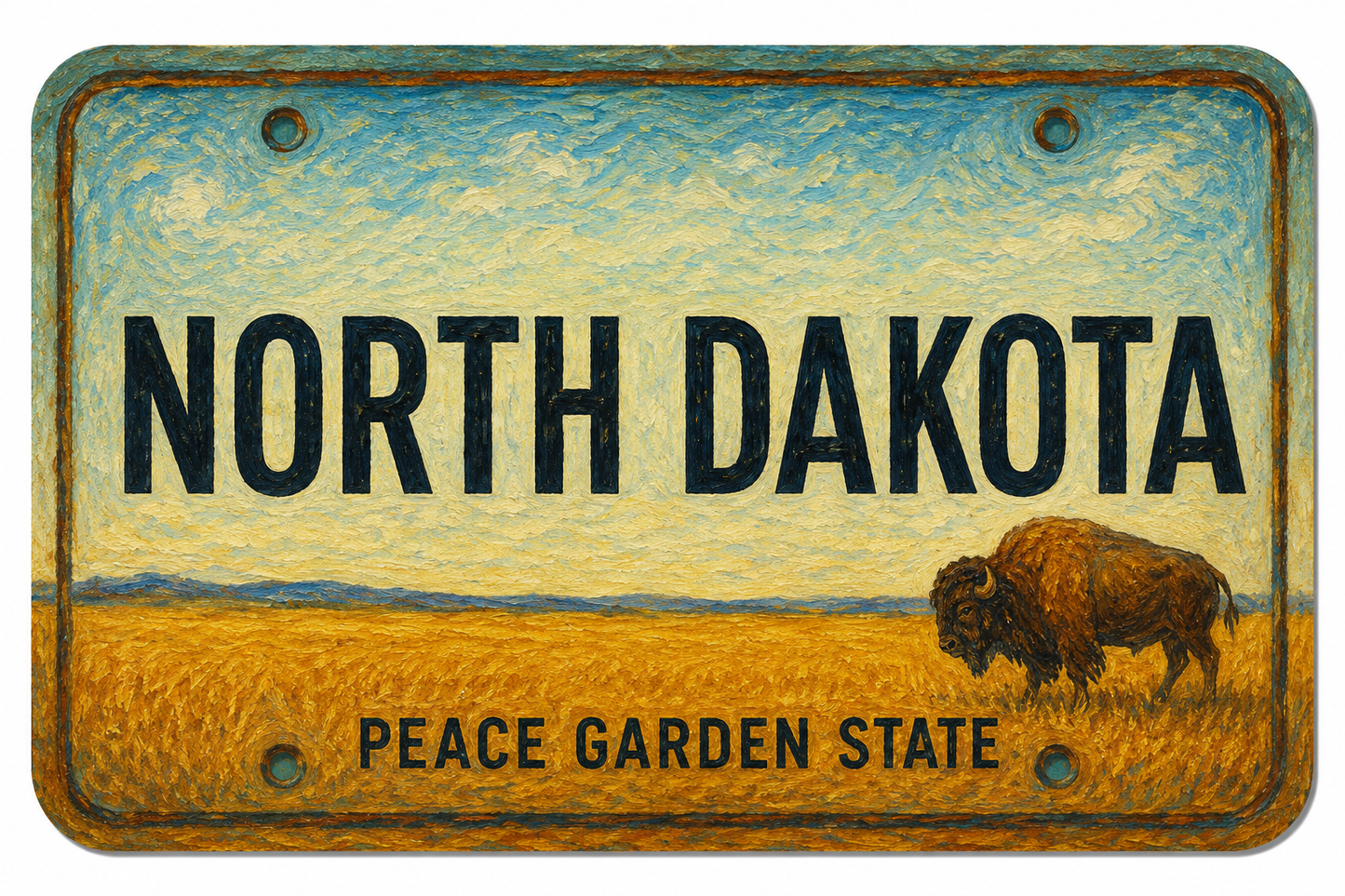 License Plate MAGNET