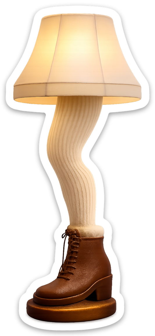 Nordic Winter Lamp Sticker