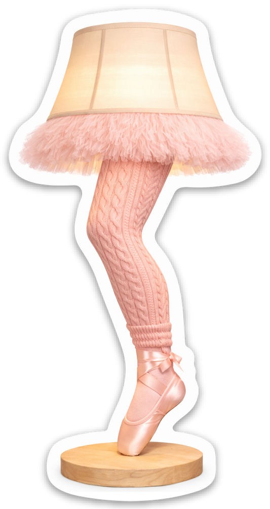 Ballet Lamp Sticker