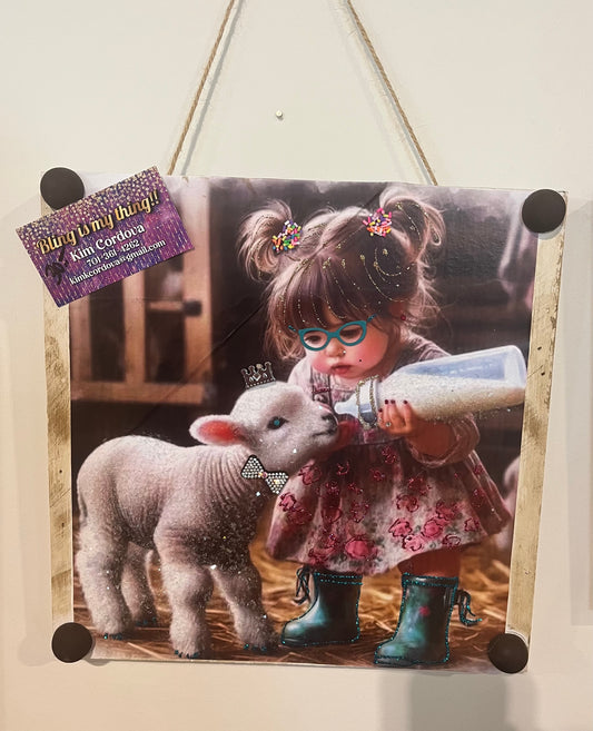 Girl and her Lamb