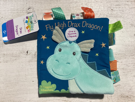 Taggies Drax Dragon Soft Book