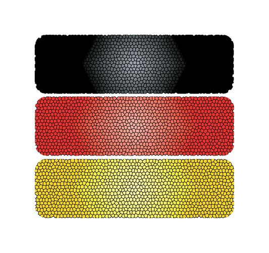 Germany crackle sticker