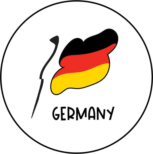 Germany Triple Cir sticker