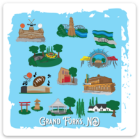Grand Forks STICKER