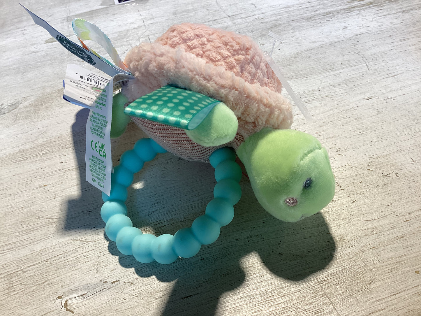 Tippy Turtle Taggies Rattle