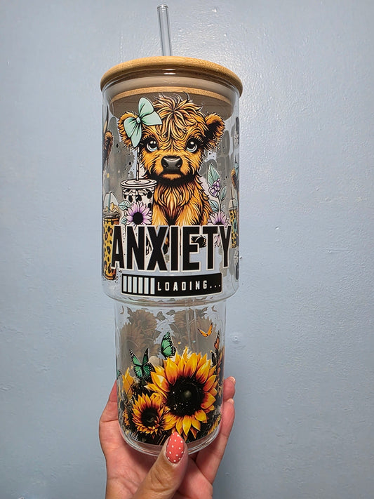 40oz Glass Tumbler