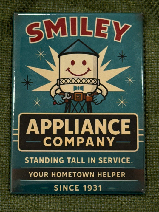 Smiley Appliance Magnet 3.5"