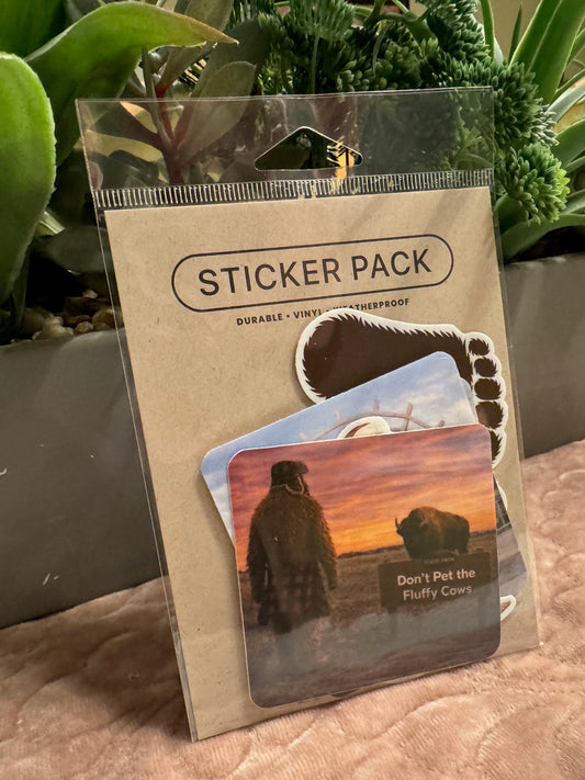 Limited Edition ND Sasquatch Sticker 7 Pack
