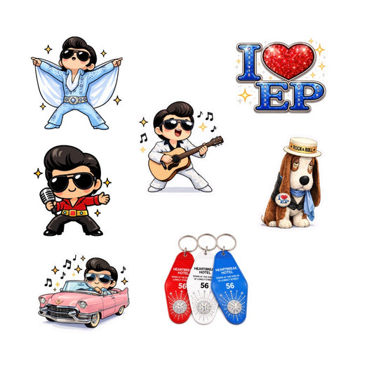 Limited Edition EP Rock N Roll Sticker 7 Pack