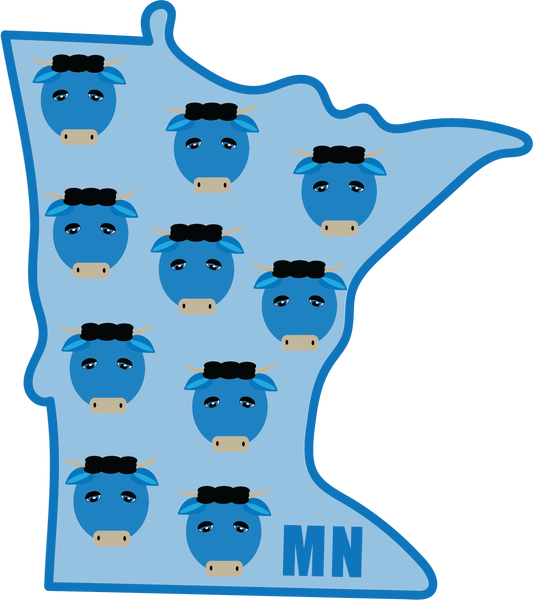 MN Babe Blue Ox Sticker