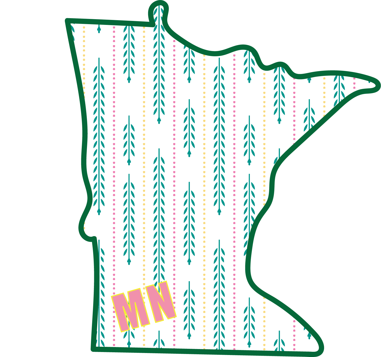 MN Pink & Yellow Pattern – Midtown Marketplace