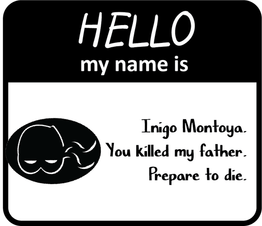 Hello Inigo Montoya sticker