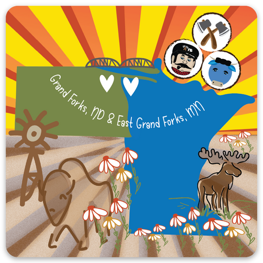 ND & MN combo sticker