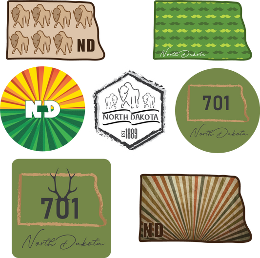 Limited Edition ND state Sticker PACK
