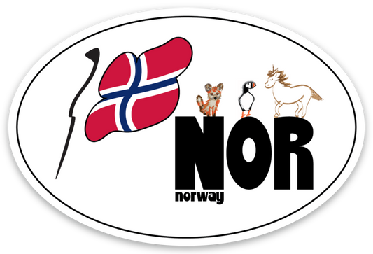 Oval NOR Flag Wildlife