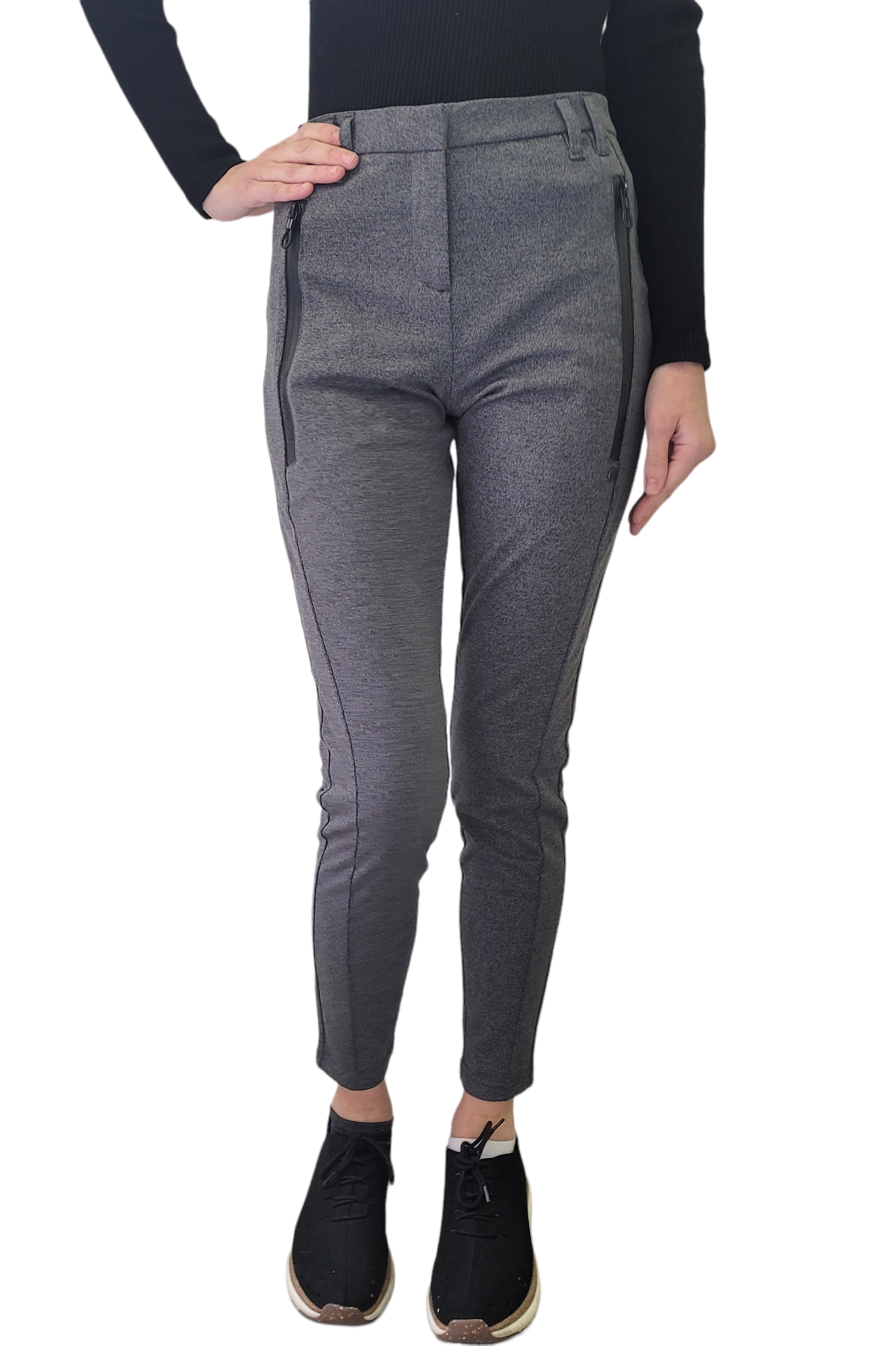 Zhrill Grey Chiara Anthra Trousers