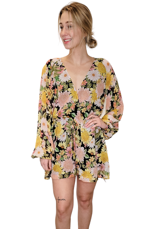 Yumi Kim Naomi Sunny Valley Black Romper