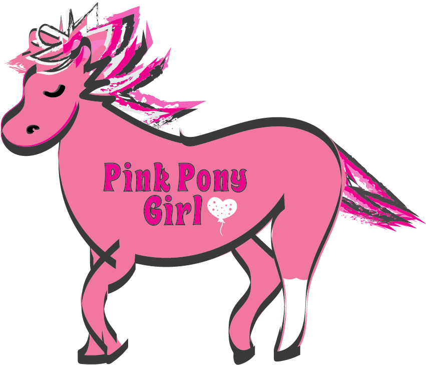 Pink Pony Girl sticker