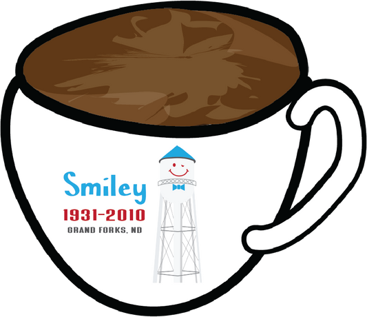 Classic Smiley Dated Cup sticker