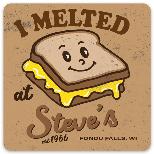 WI Steve Melted sticker
