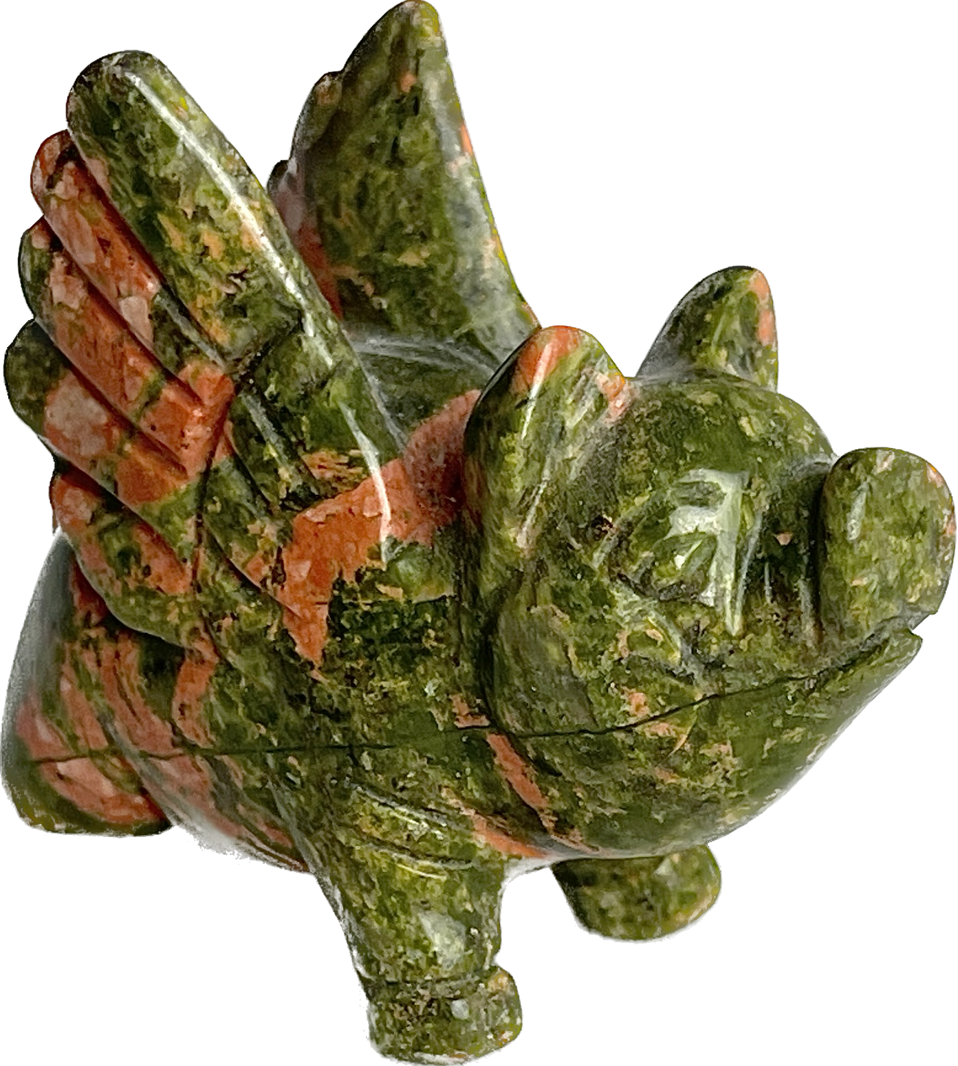 Clear 3x3 Sticker Unakite Pig