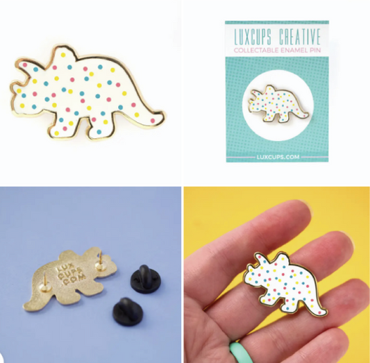 Triceratops Cookie PIN