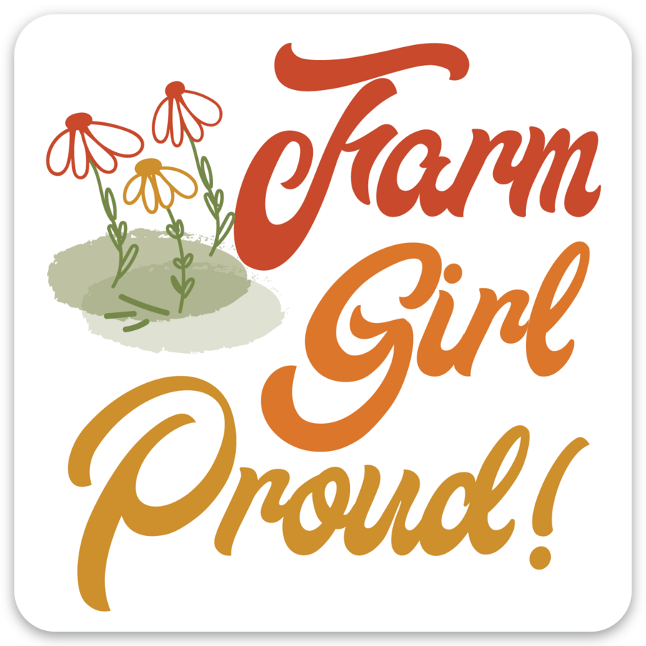 Farm Girl 3x3 Flower