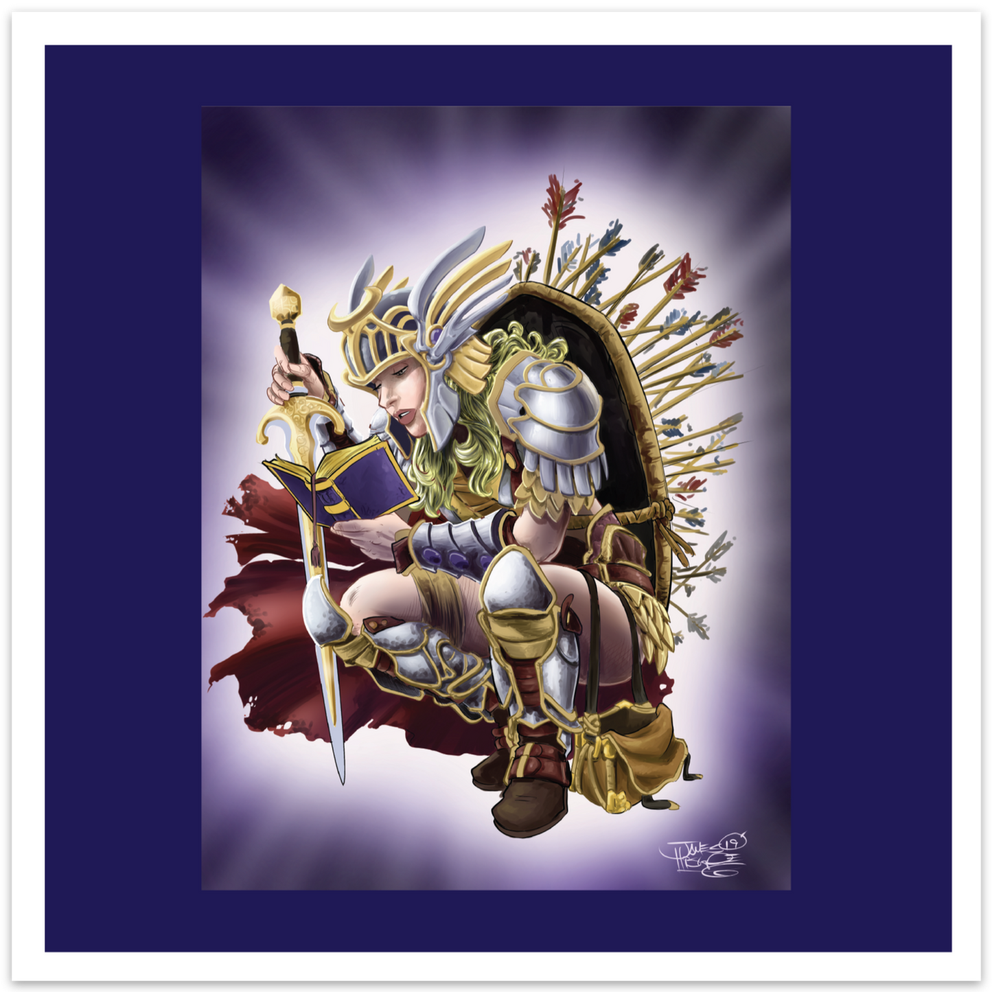 Prayer Warrior 6x6 sticker