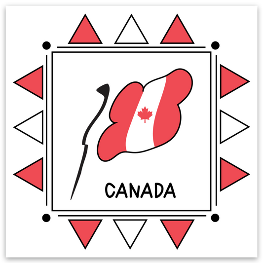 Canada 3x3 sticker