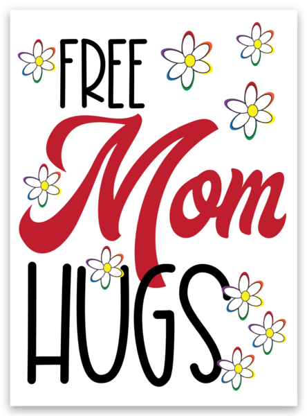 FreeMomHugRB 3x2 sticker