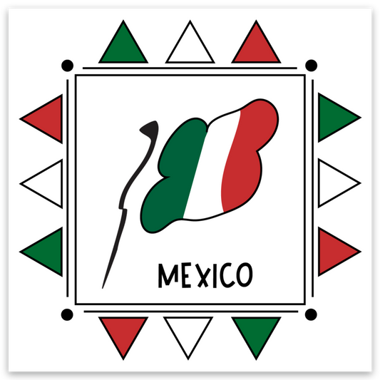 Mexico Sticker - Square