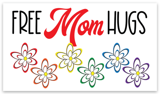 FreeMomHug 3x2 sticker
