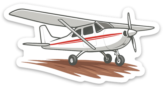 Airplane sticker