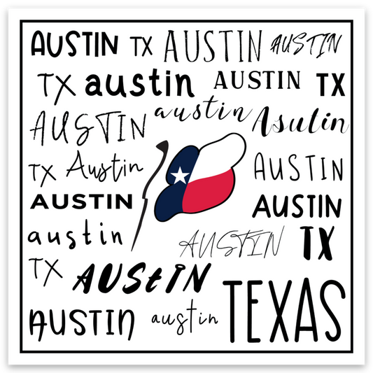 Austin TX Sticker