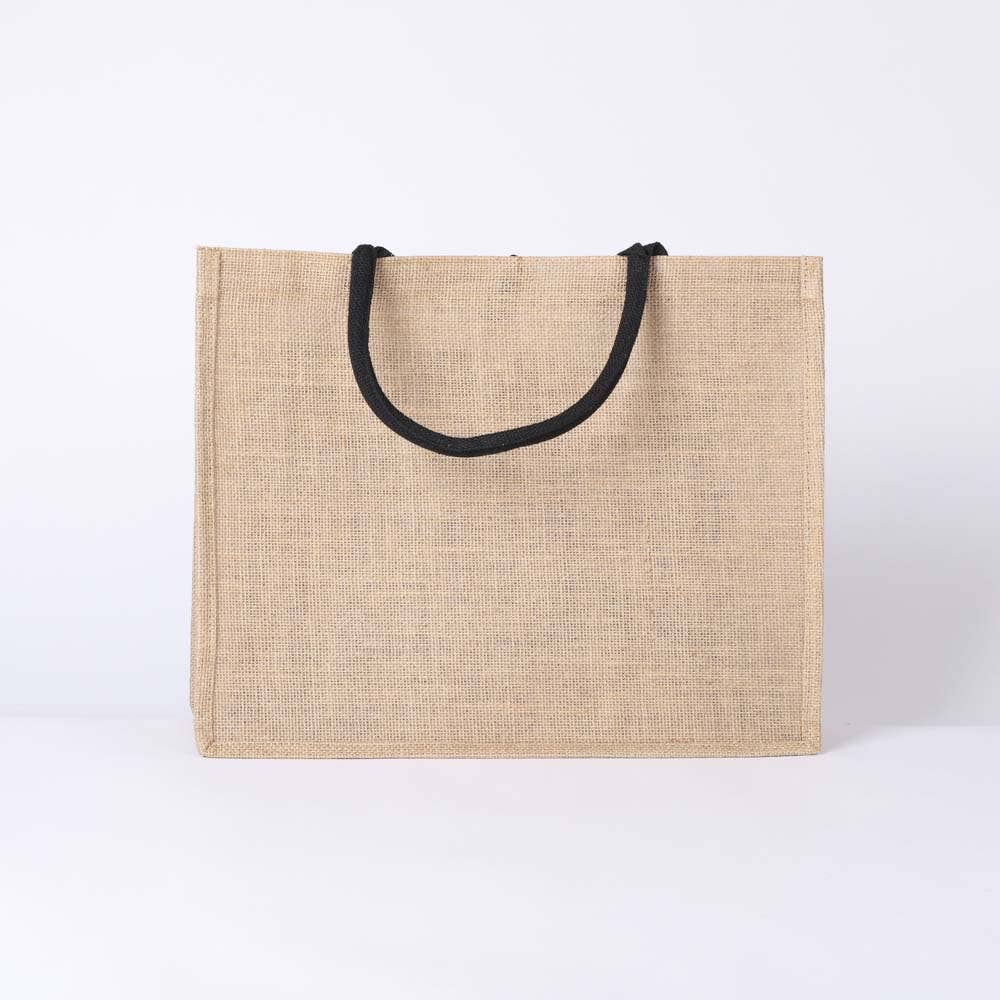 Jute Tote Bag - It Is Well - 17x13.5x6