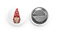 Year of Gnomes 12 pack buttons
