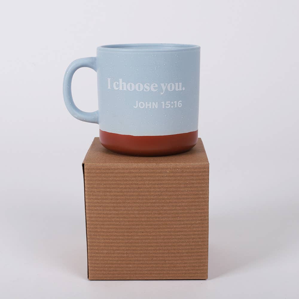 13 oz Mug - Chosen  - Light Blue