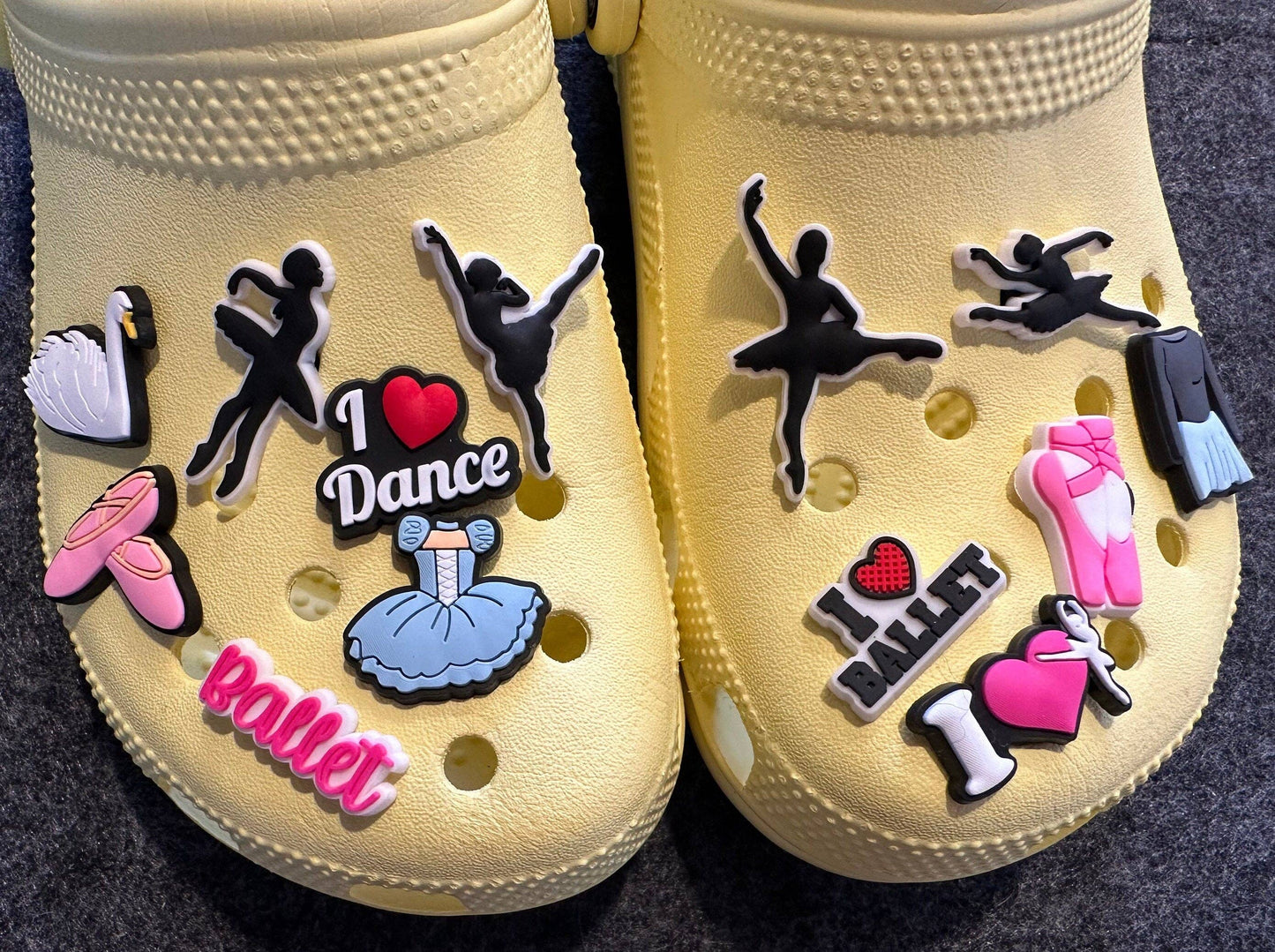 Pick your own Dance Ballet theme shoe charms