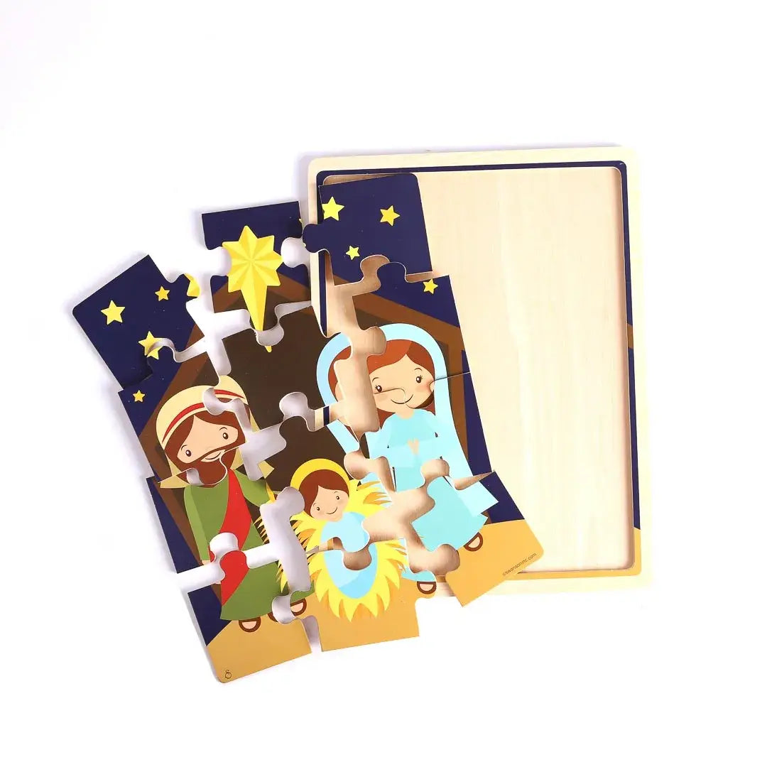 Wood Puzzle Jigsaw Nativity